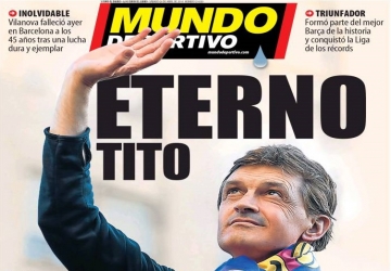Tito Vilanova, "mes que un entrenador"
