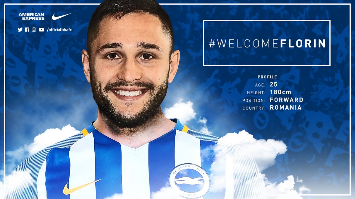 Florin Andone signe à Brighton (off.)