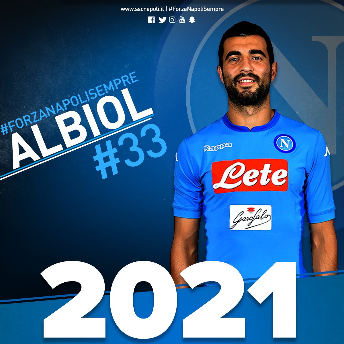 Raùl Albiol reste à Naples et prolonge (off.)