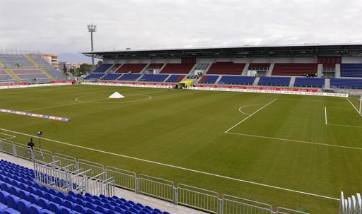 Cagliari quitte son stade provisoire d'Is Arenas