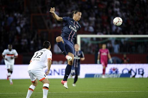 PSG-Lorient: premier but d'Ibrahimovic